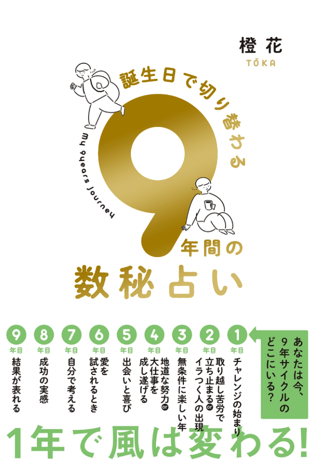 誕生日で切り替わる<br>9年間の数秘占い